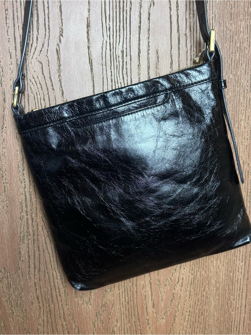 HOBO Black Drifter Leather Hobo Shoulder Bag - Picture 5 of 5